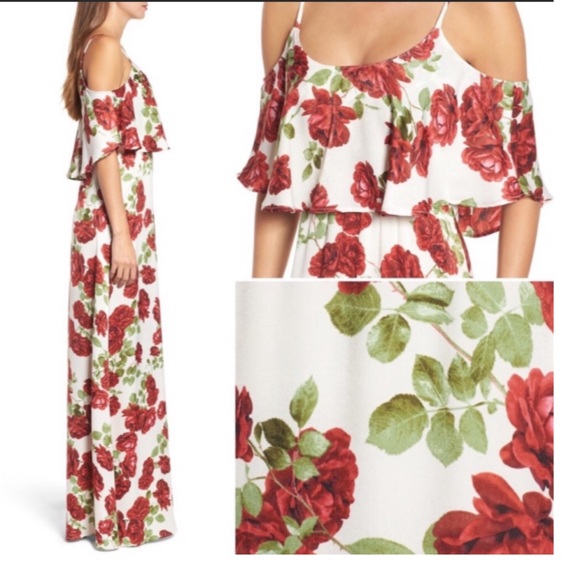 Show me your mumu Caitlin ruffle maxi dress - Picture 5 of 11